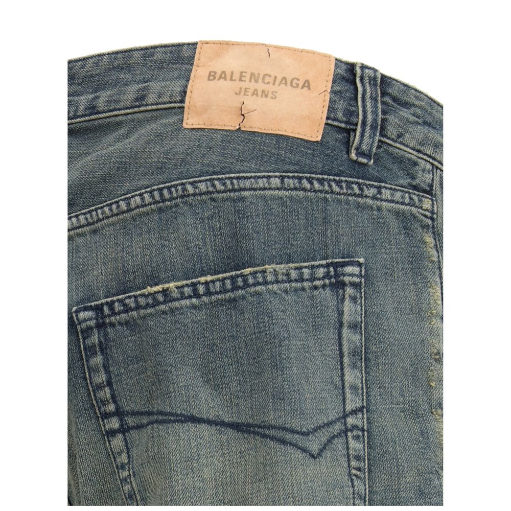 Relaxed fit Cotton Denim Pants