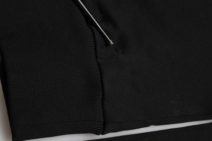 Black DG Logo Cotton Jogger Sweatpants Pants