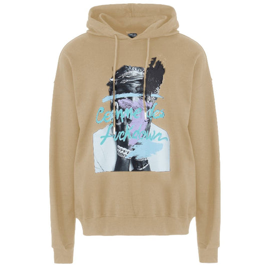 Beige Cotton Sweatshirt