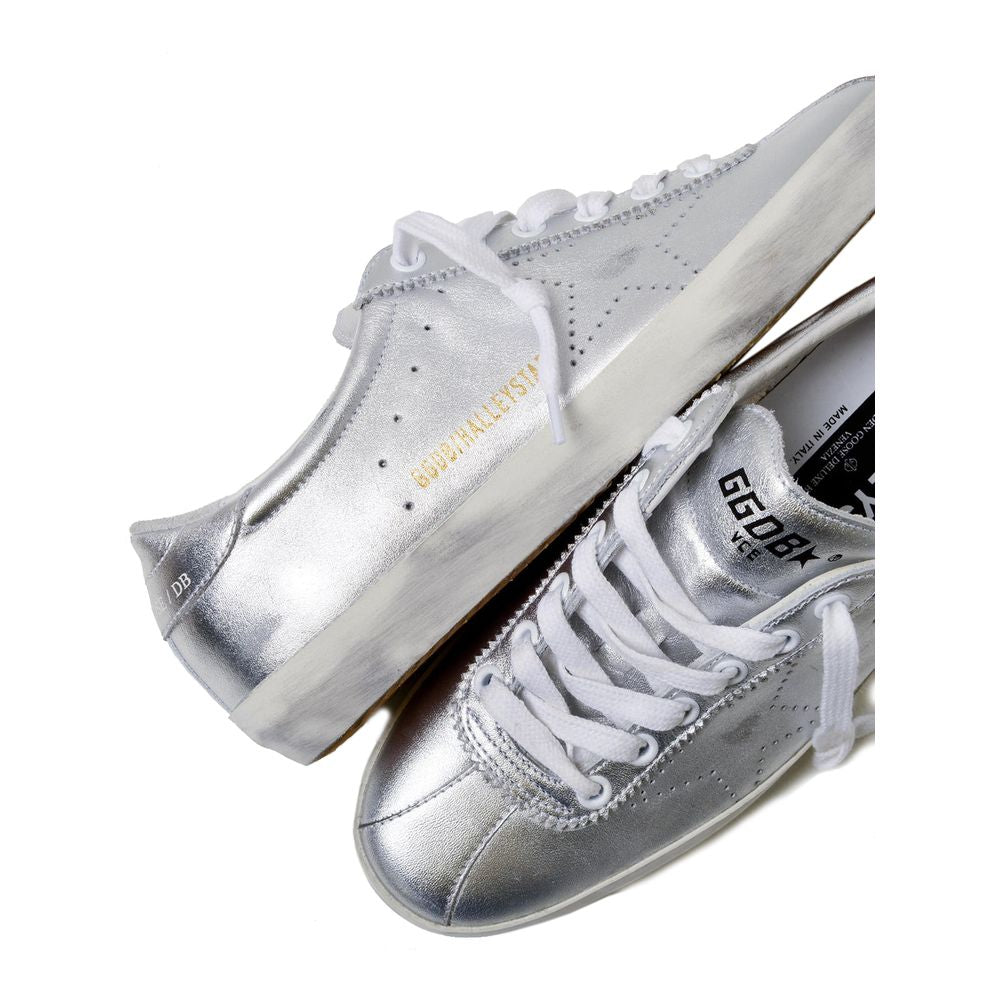 Gray Leather Sneaker