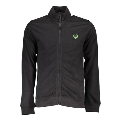 Black Cotton Sweatshirt