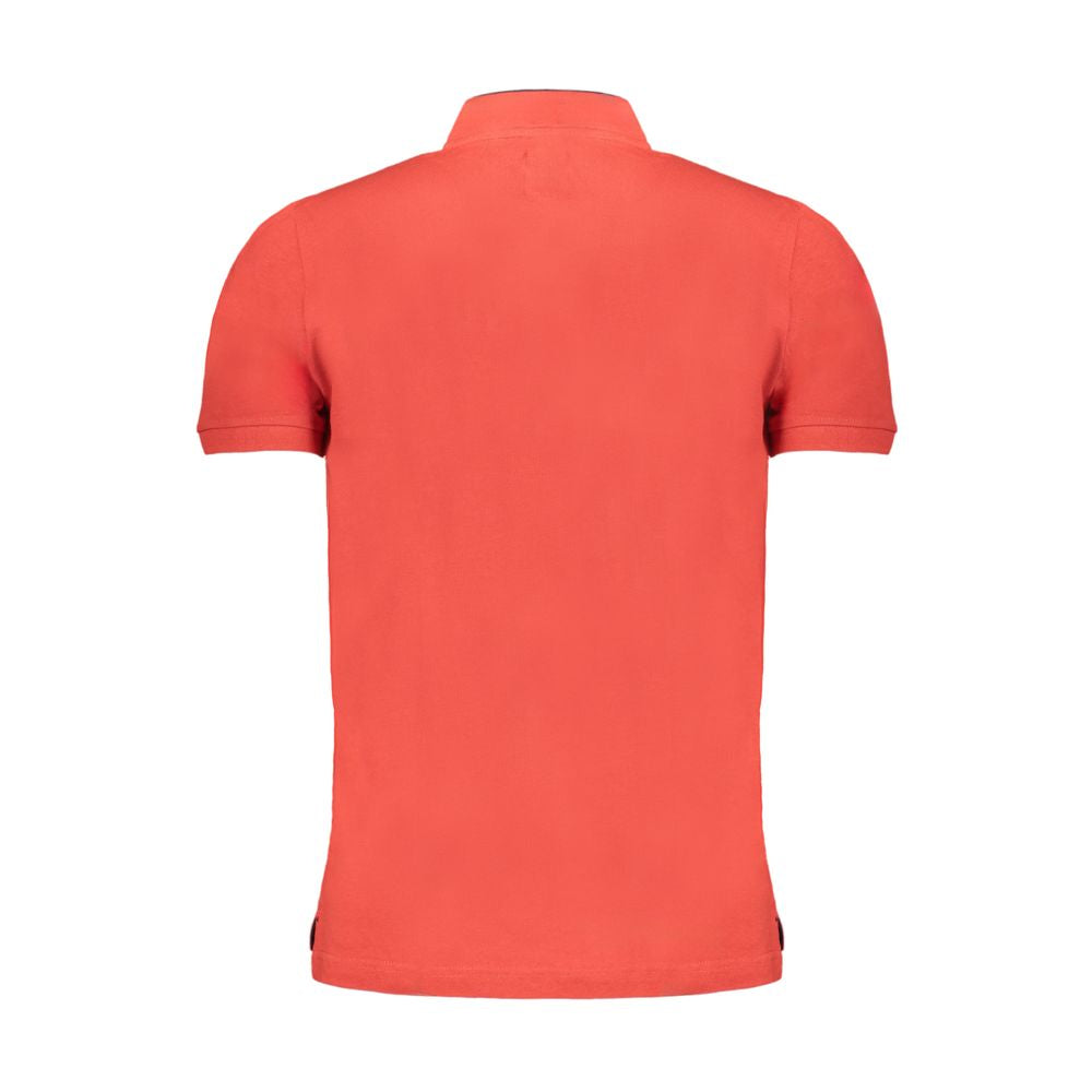 Red Cotton Polo Shirt