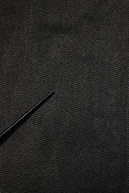 Dark Gray Cotton Skinny Men Denim Jeans