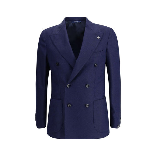 Double-Breasted Jacket in Virgin Wool