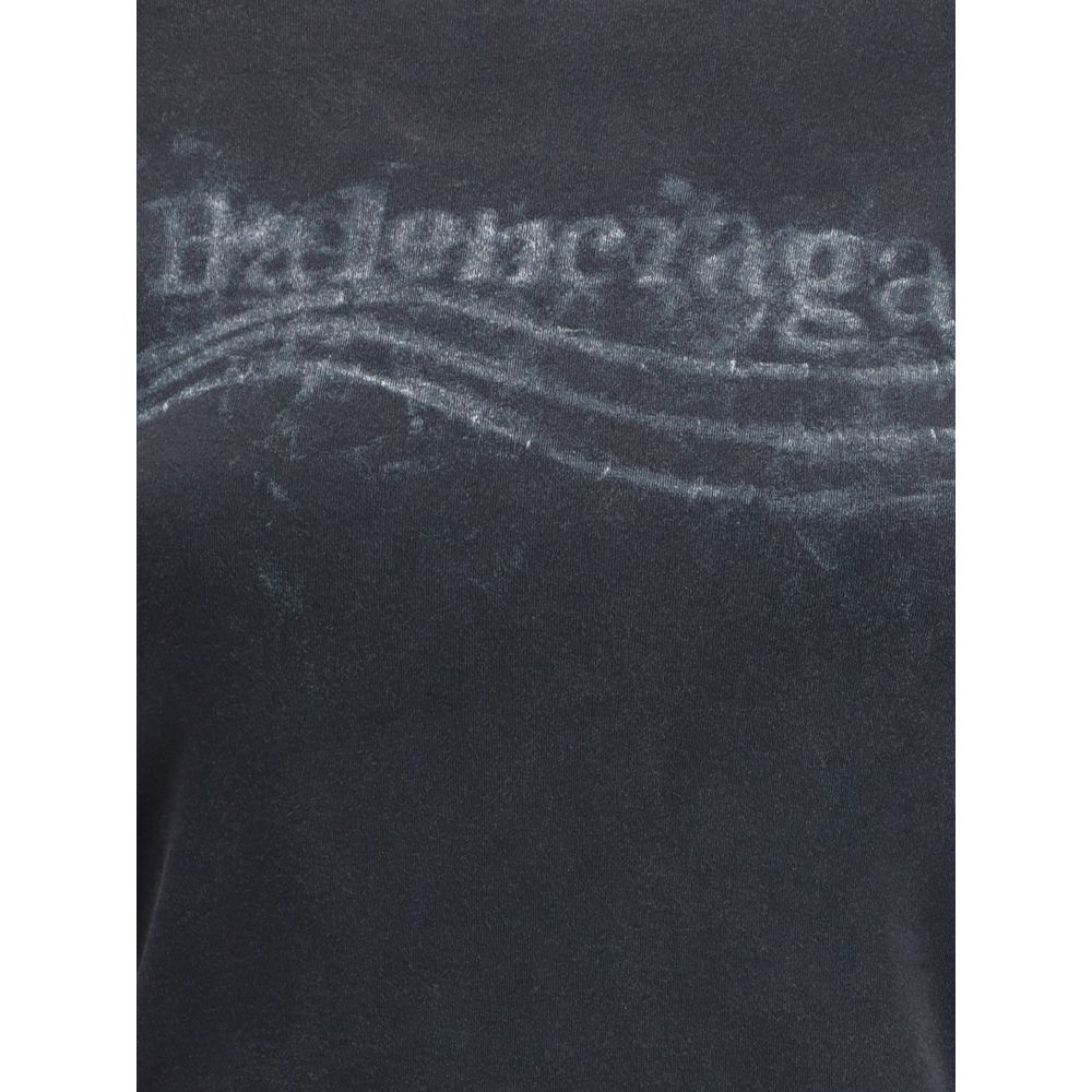 Washed Crayon Political Double-Sleeve T-Shirt