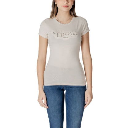 Beige Cotton T-Shirt