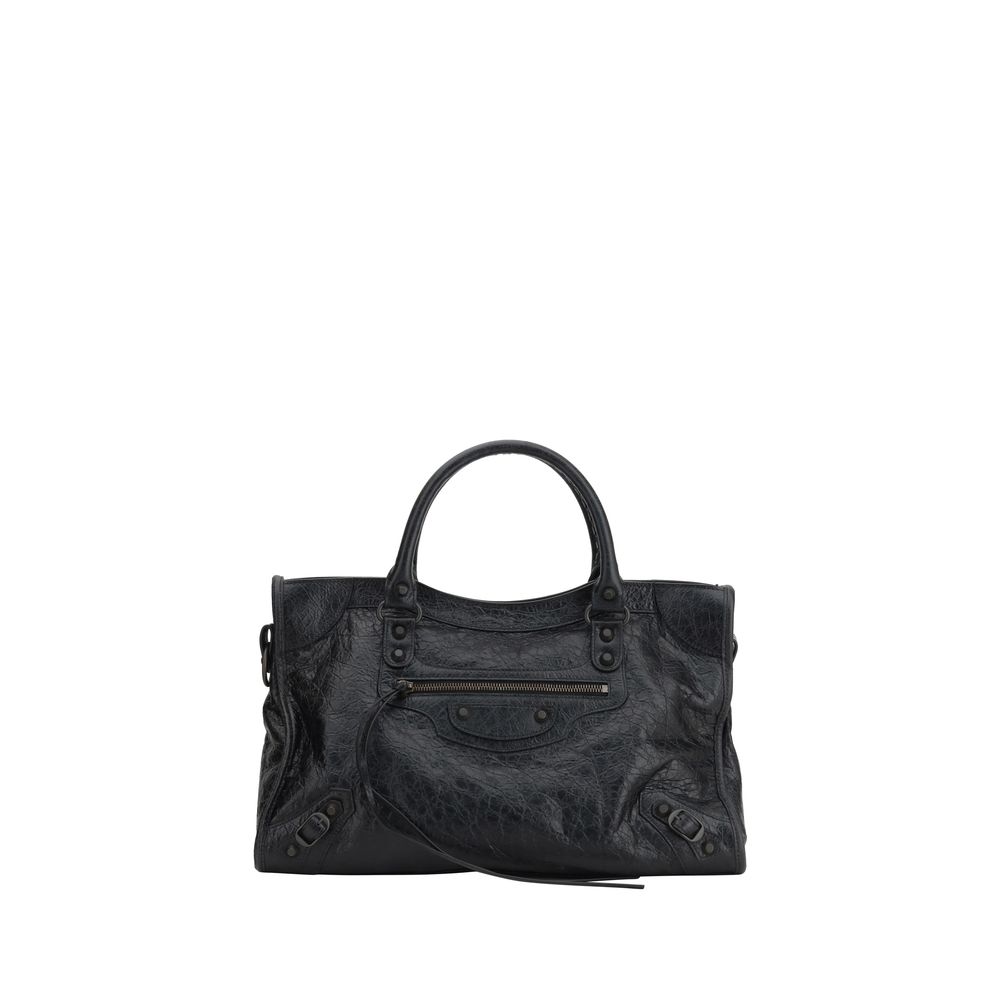 Black Calf Leather Bos Taurus Shoulder Bag