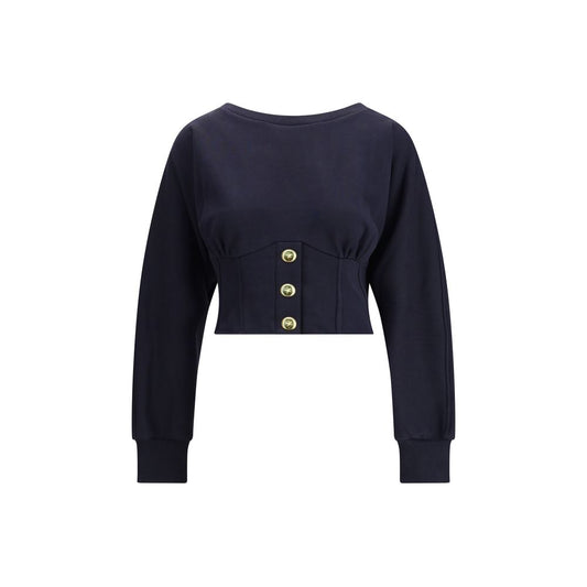 Blue Cotton Sweatshirt
