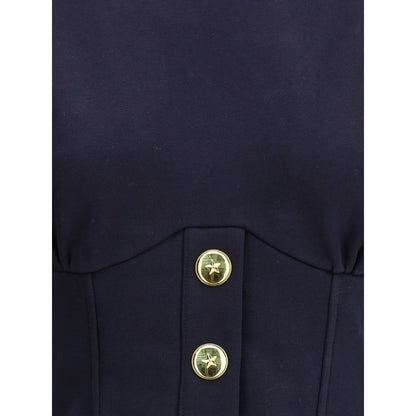 Blue Cotton Sweatshirt