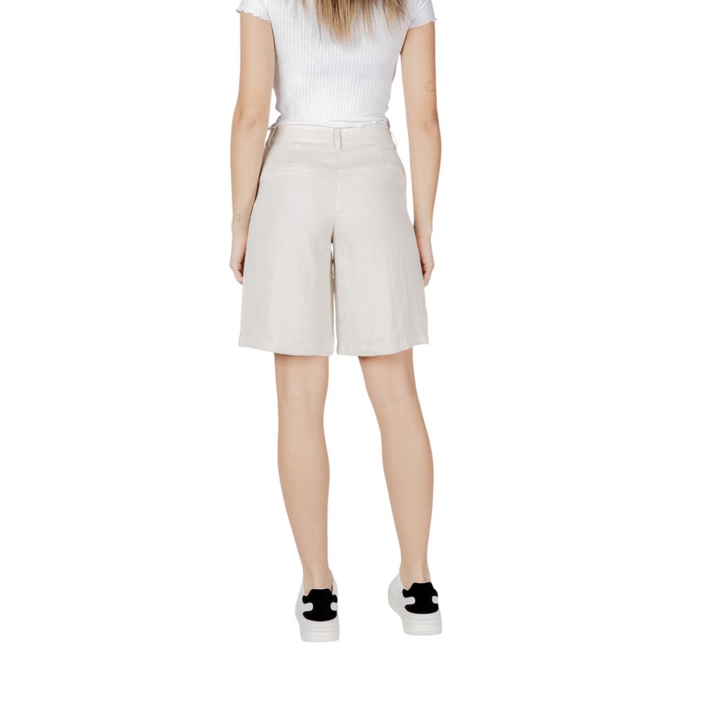 Beige Viscose Short