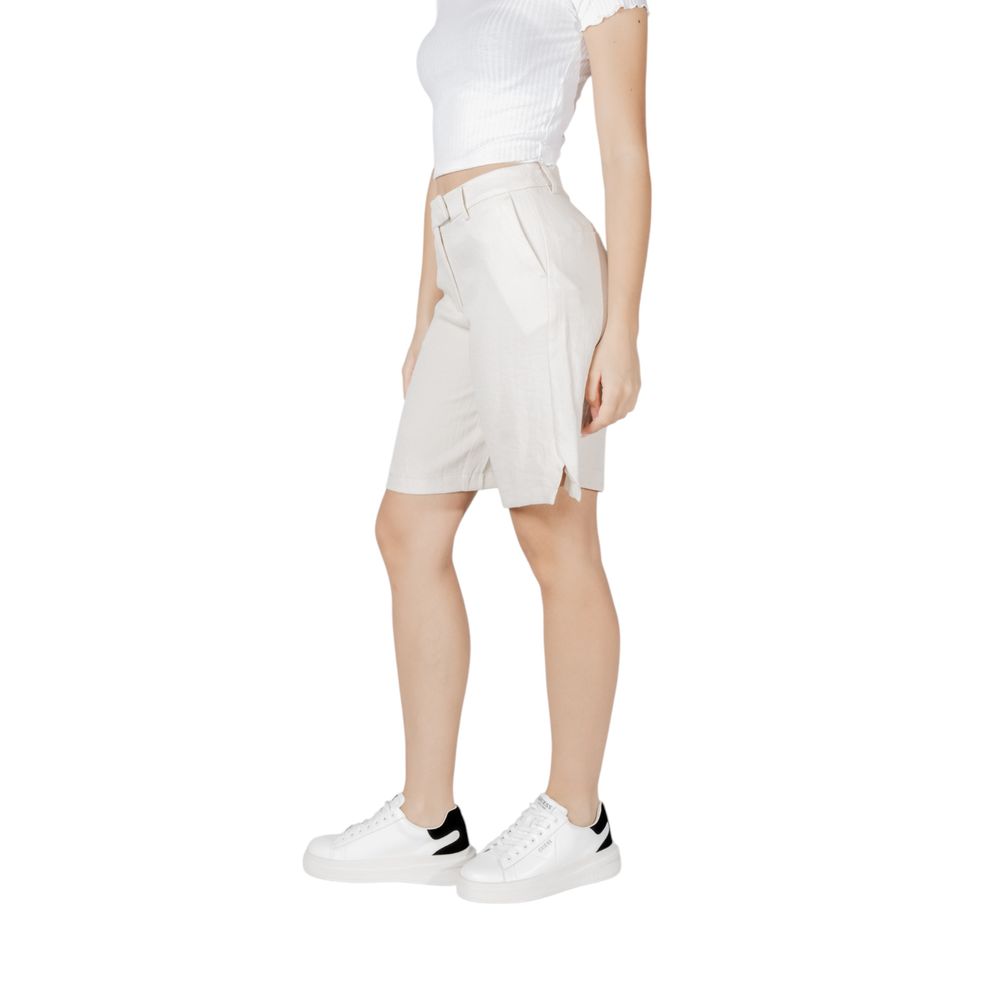 Beige Viscose Short