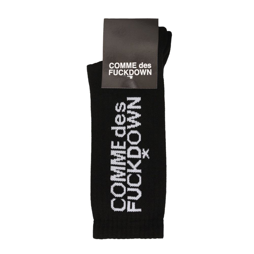 Black Cotton Sock