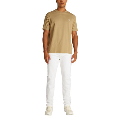 White Cotton Skinny Jeans