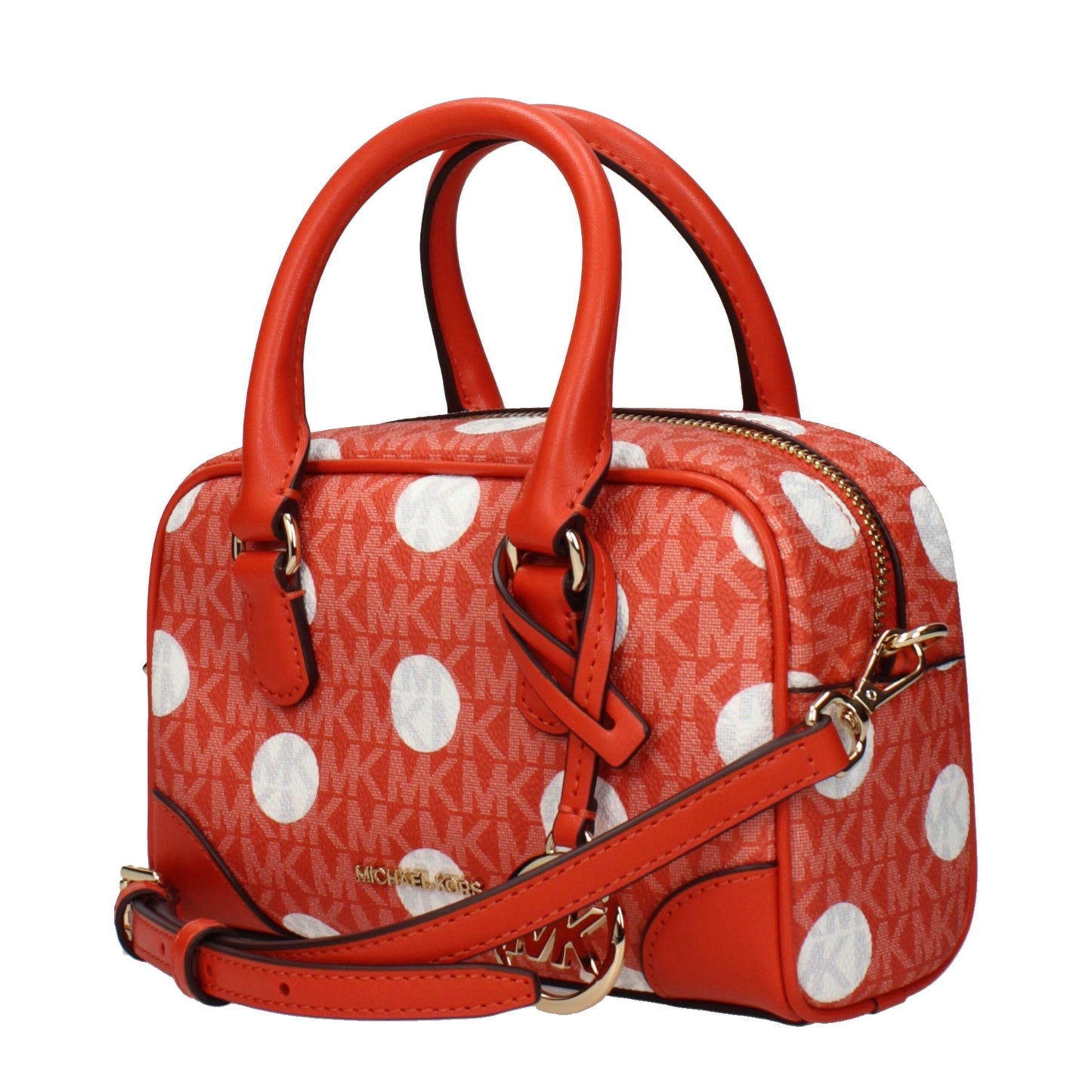 Orange Fabric Handbag