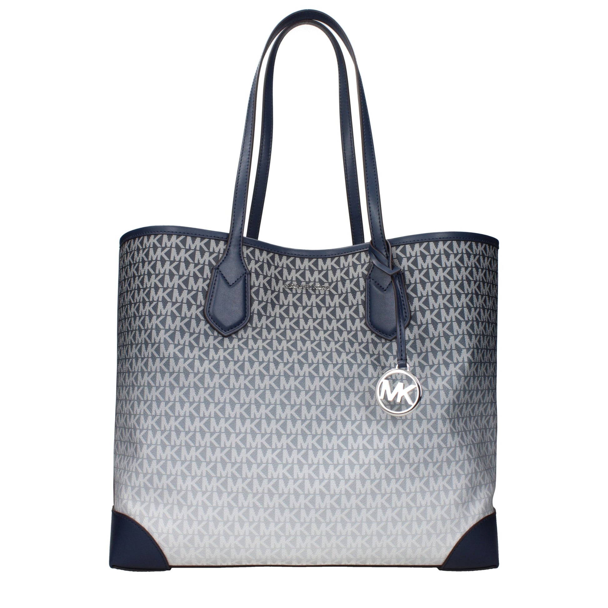 Blue Fabric Shoulder Bag