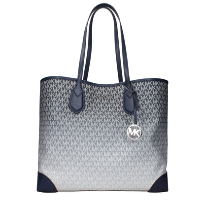 Blue Fabric Shoulder Bag