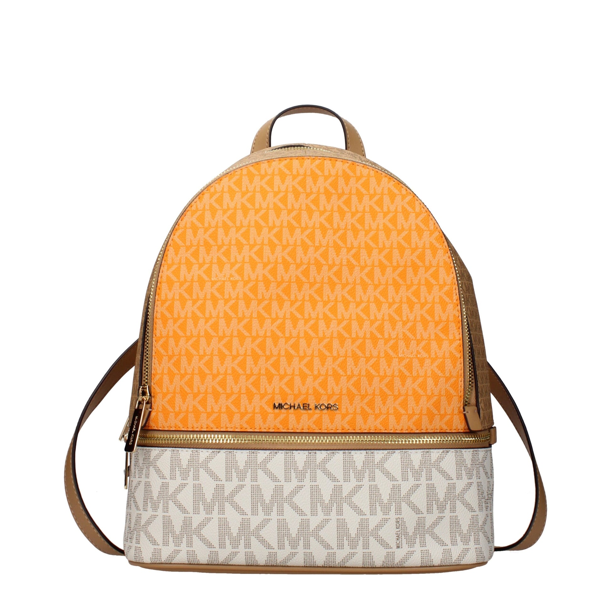 Beige Fabric Backpack