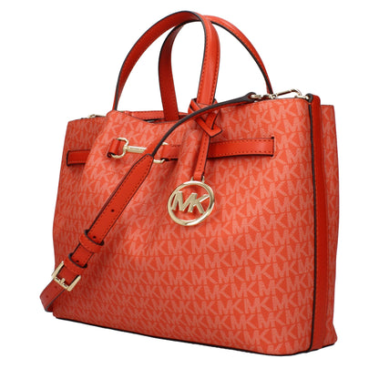Orange Fabric Handbag