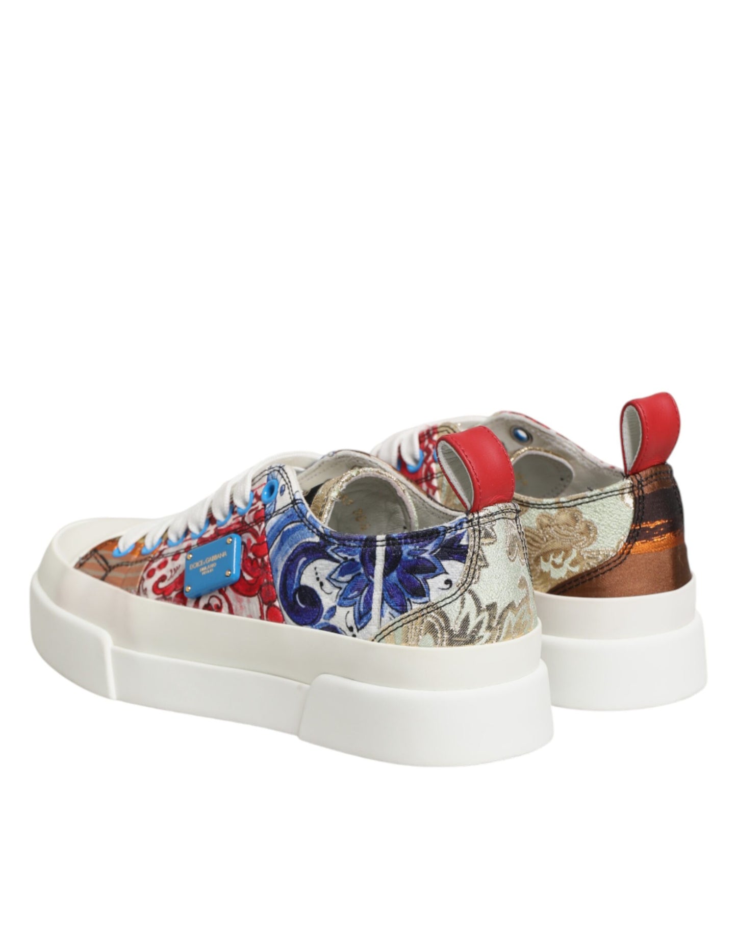 Multicolor Patchwork Low Top Sneakers Shoes