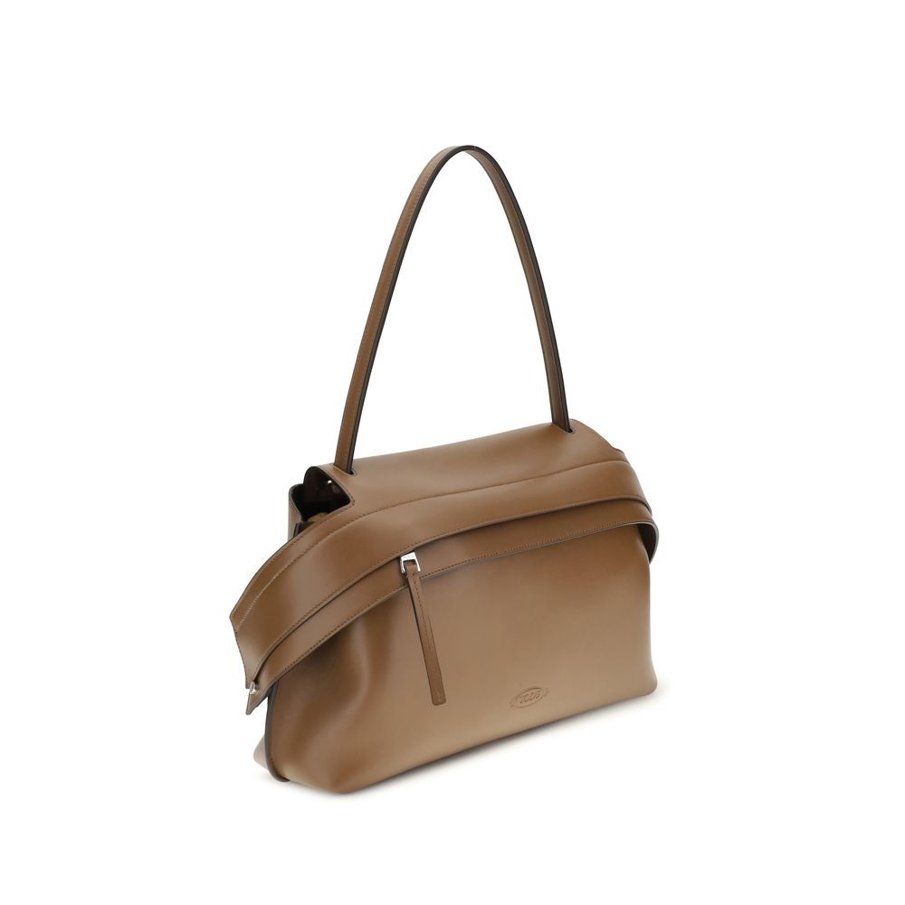Brown Calf Leather Bos Taurus Shoulder Bag