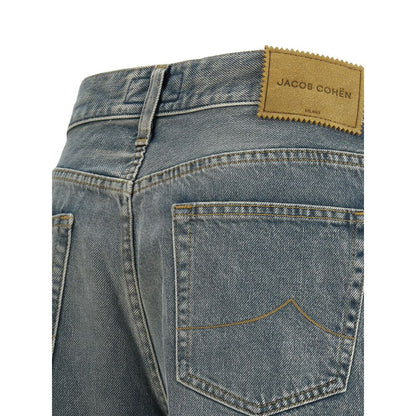 Blue Cotton Jeans Denim
