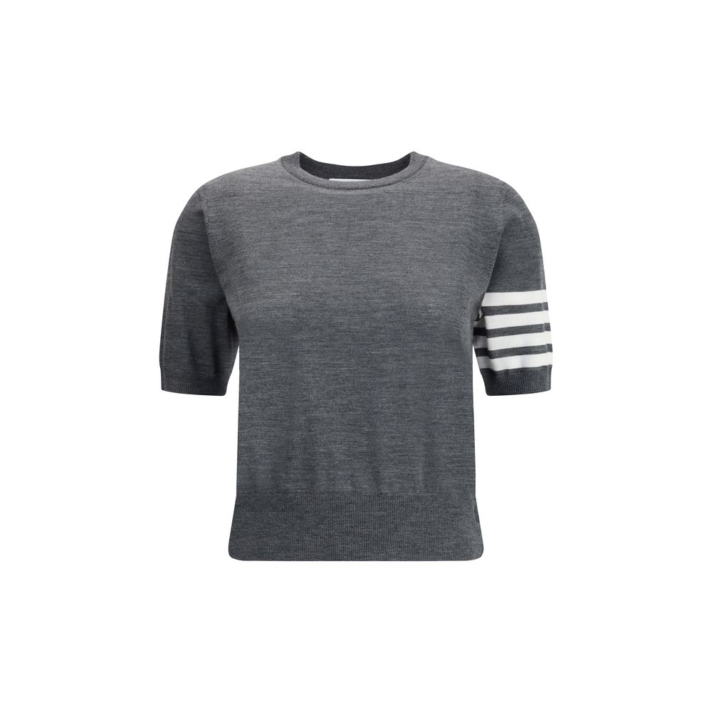 Gray Fleece Wool T-Shirt