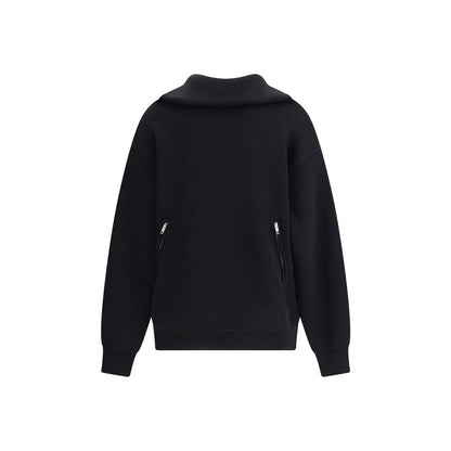 Black Cotton Sweatshirt