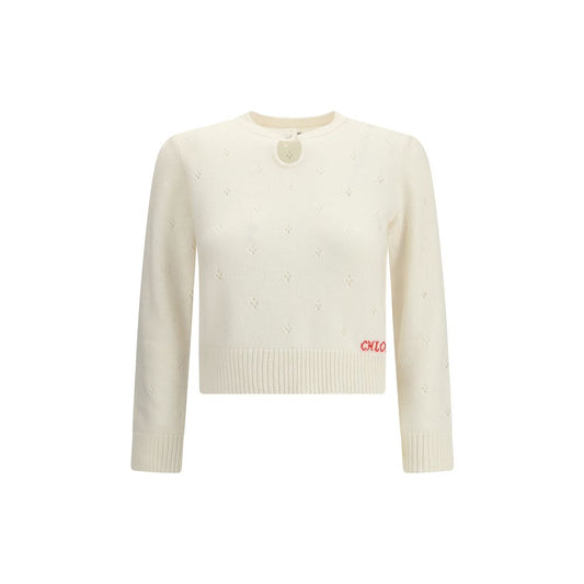 Cream Wool Sweatshirt