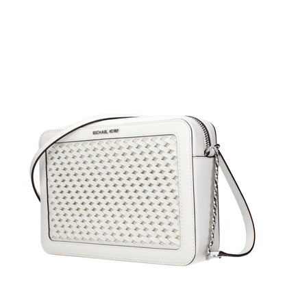 White Leather Crossbody Bag