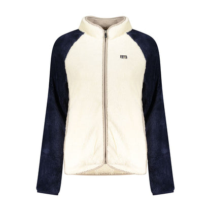 Bianco Polyester Women Sweatshirt