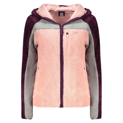Pink Polyester Sweatshirt