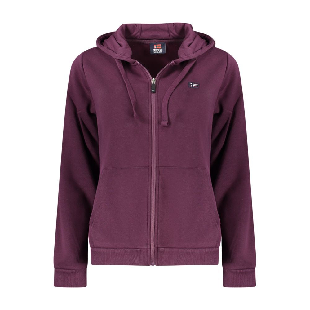 Purple Cotton Sweatshirt