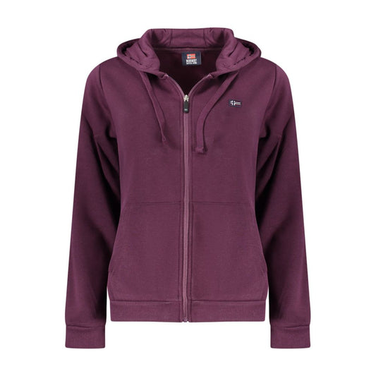 Purple Cotton Sweatshirt
