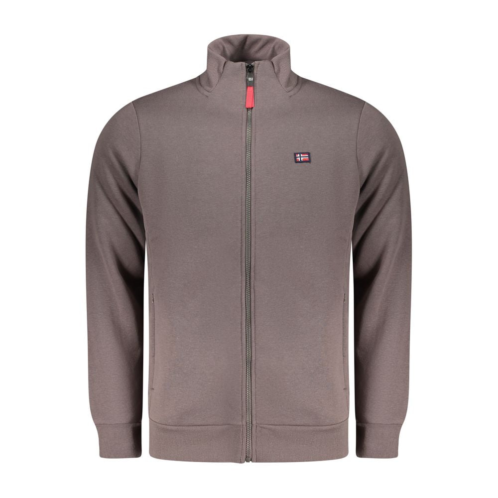 Brown Cotton Sweatshirt