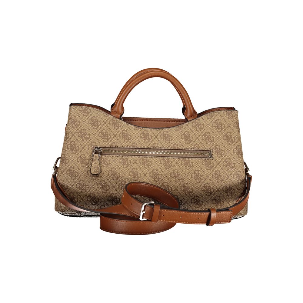 Beige Polyethylene Handbag