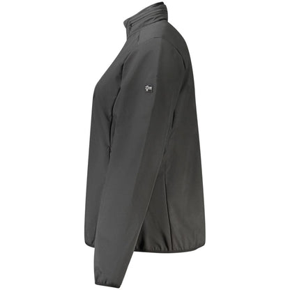 Black Polyester Women's Jacket