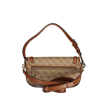 Beige Polyethylene Handbag