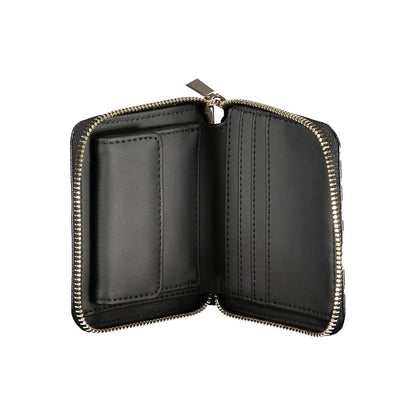 Nero Poliuretano Women Wallet