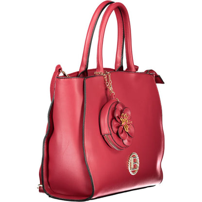 Red PVC Women Handbag