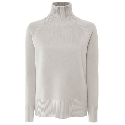 Beige Cashmere Women Sweater