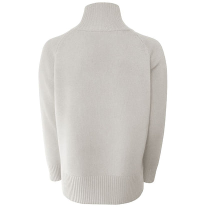 Beige Cashmere Women Sweater