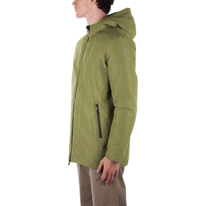 Green Polyester Jackets & Coat