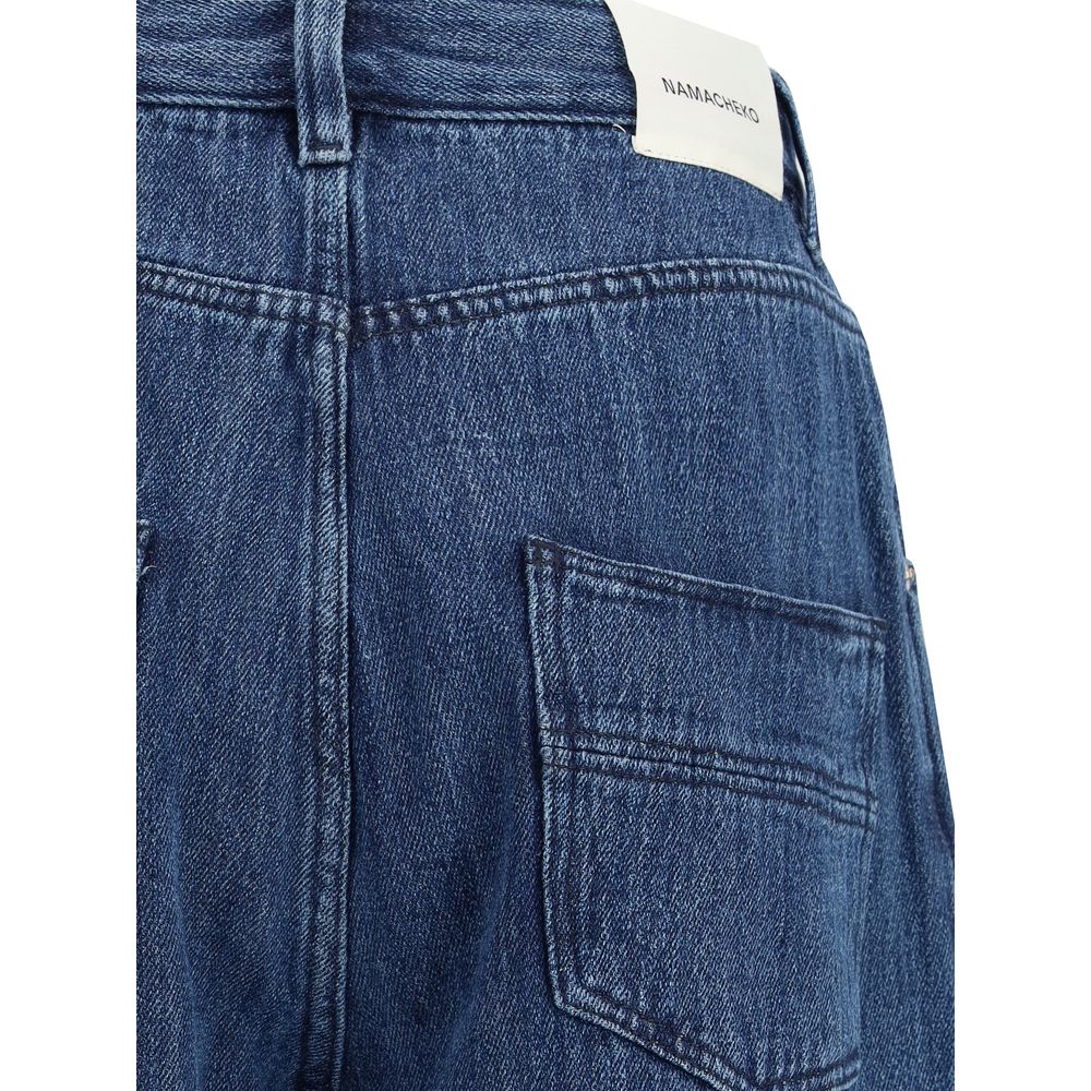 Blue Cotton Jeans Denim