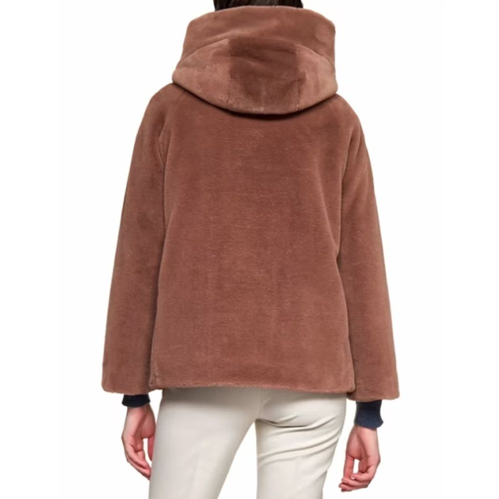 Faux Fur Hooded Jacket