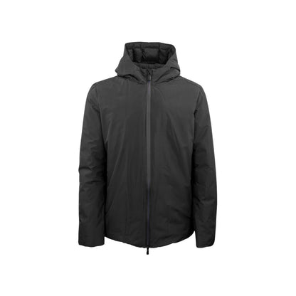Black Polyester Jackets & Coat