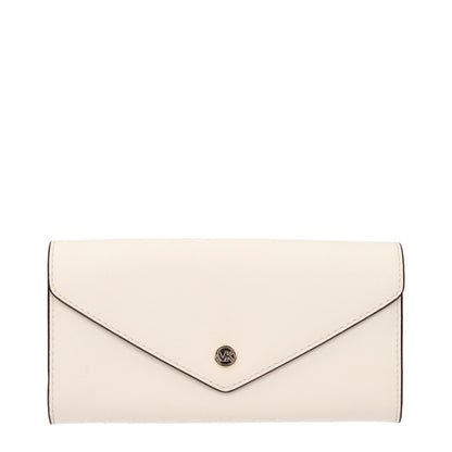 Beige Leather Wallet
