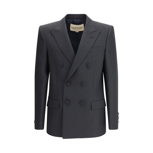 Black Polyester Coat