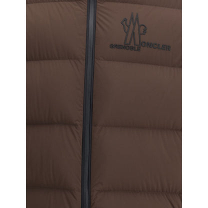 Brown Polyamide Shell Jacket