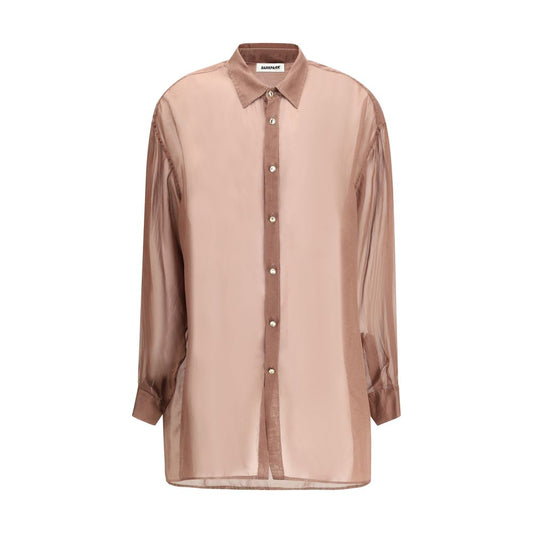 Bordeaux Silk Blouse