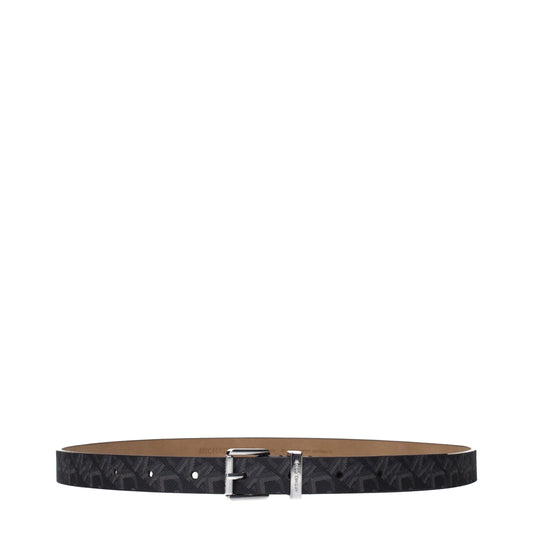 Gray Fabric Regular Belt